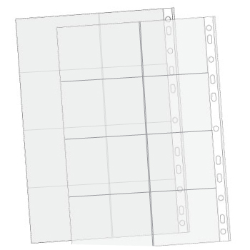 Bolsas Catálogo A4 012mic 8 Divisórias Roma 307 100un